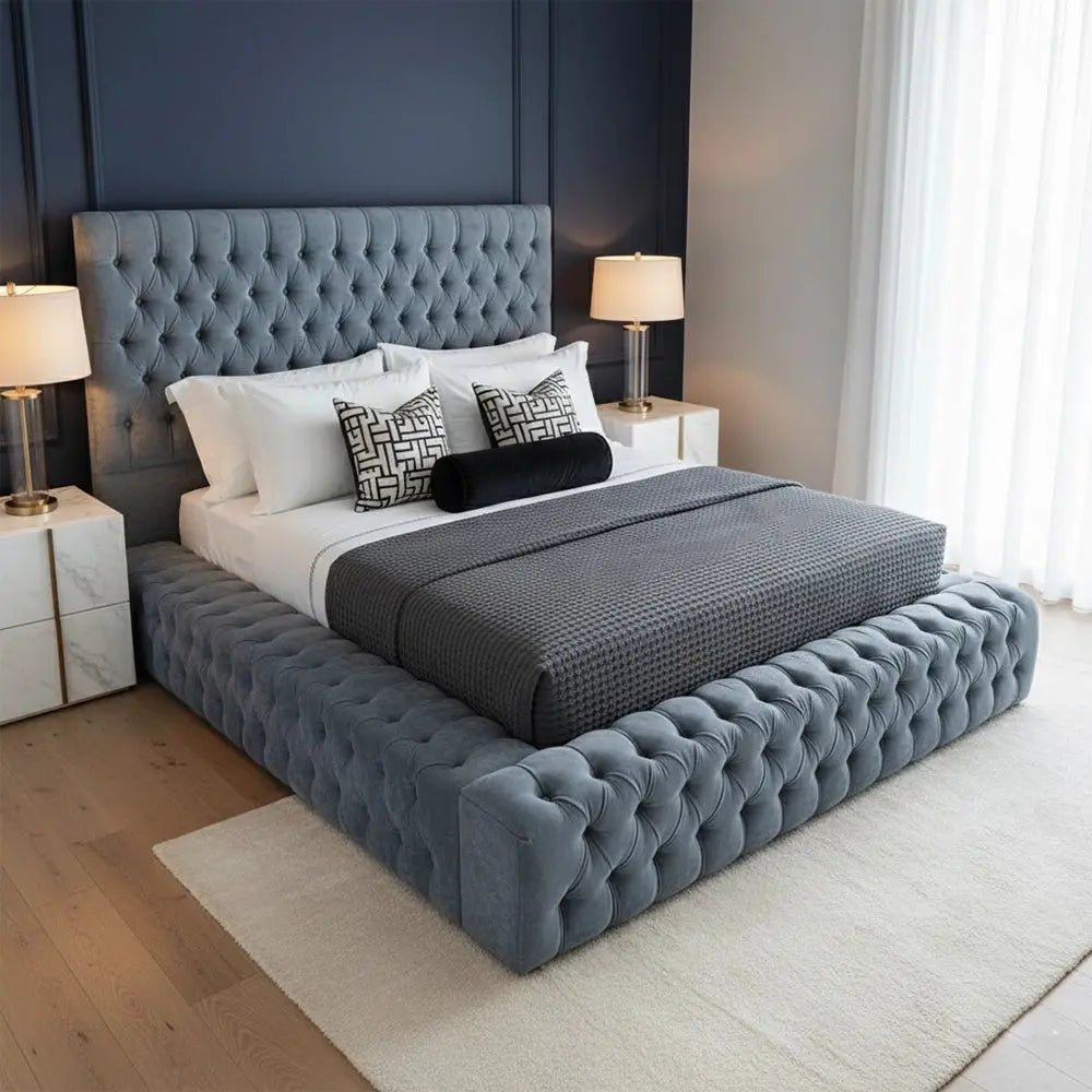 Ambassador Bed Frame With Mattress and Gas Lift