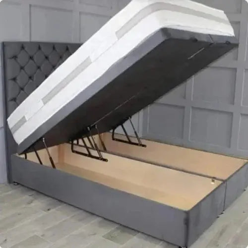 Divan chesterfield Ottoman Storage Bed