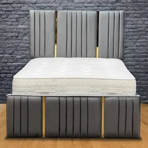 Elegant Bed Gray Colour Beds Frame