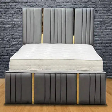 Elegant Bed Gray Colour Beds Frame