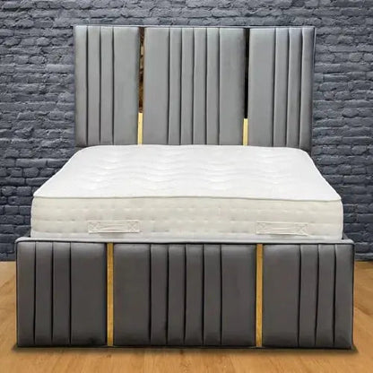 Elegant Bed Gray Colour Beds Frame
