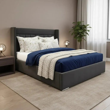 Ember Wing Bed and Mattress Gas Left Storage Bed Frame