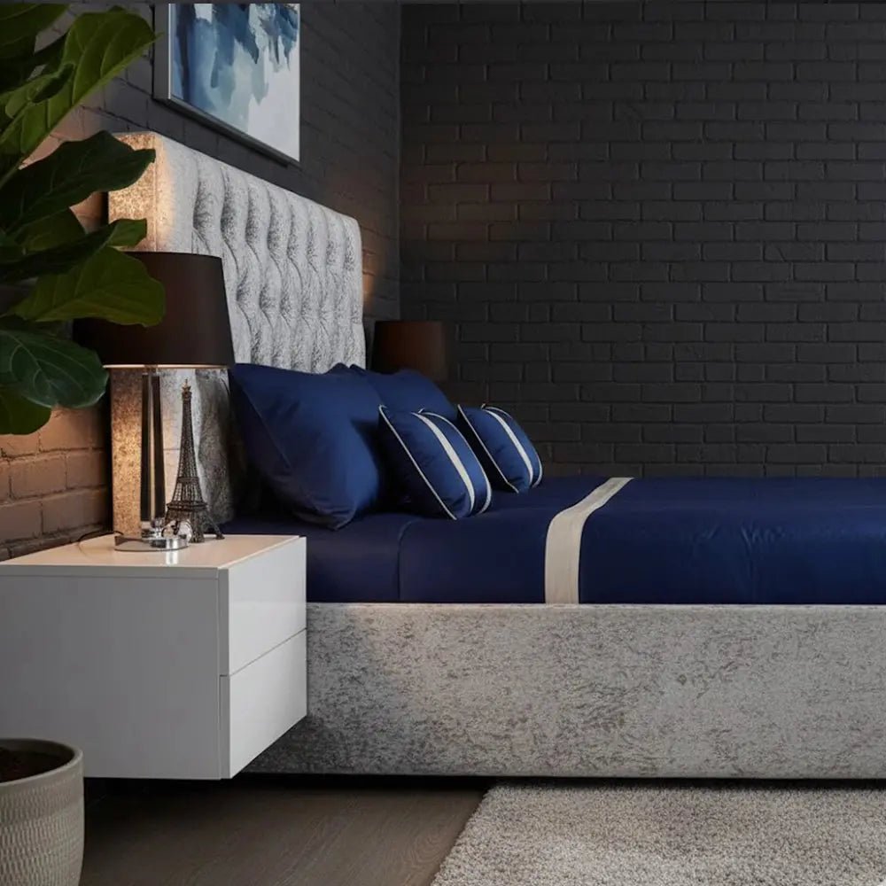Grey Plush Velvet