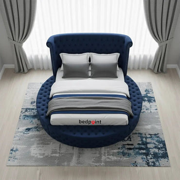 Round Luxury bed Frame Double