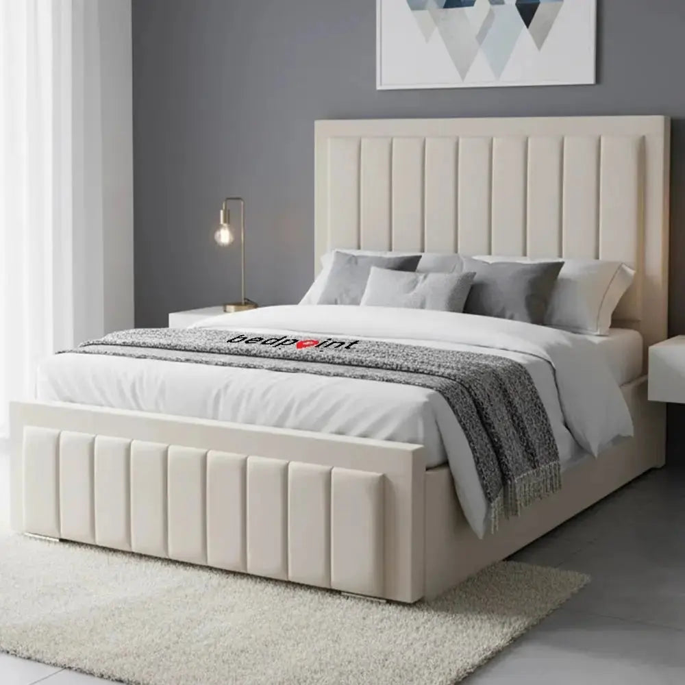 Ruda Upholstered Bed Frame Storage Bed